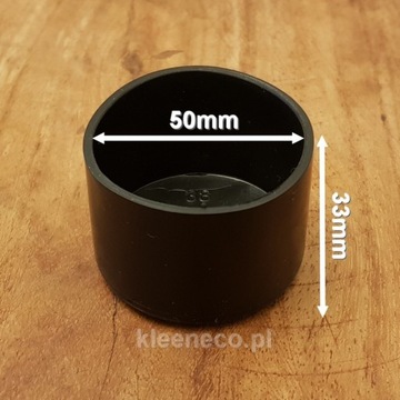 Nakładki ochronne meblowe czarne 50mm