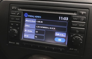 Polskie MENU lektor Nissan LCN1 Micra JUKE Qashqai