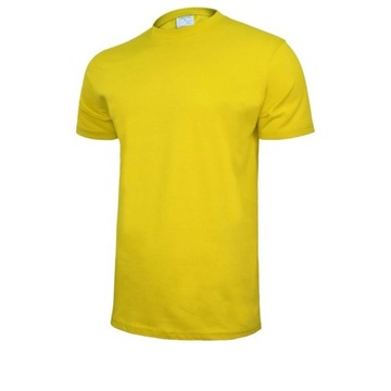 Koszulka tshirt roboczy bawełniany żółty yellow 3XL