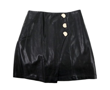 ЖЕНСКАЯ КОЖАНАЯ ЮБКА мини размер P8003