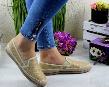 Buty Damskie Espadryle Tenisówki Trampki Slip On38