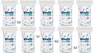 CLEANIC KINDII Pure Płatki kosmetyczne 10opx60szt