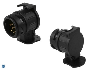 Adapter Redukcja Gniazda Hak 13/7 PIN Przejściówka