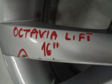 АЛЮМИНИЕВЫЕ КОЛЕСА OCTAVIA III LIFT ЛЕГКОСПЛАВНЫЕ КОЛЕСА 16