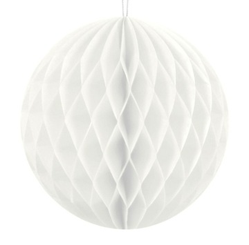 KULA BIBUŁOWA DEKORACJA 30 CM ŚLUB URODZINY-8168