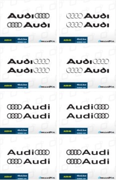 2 наклейки Наклейка AUDI A3 A4 A6 A8 TT Q7 HQ