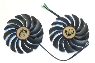 Wentylatory MSI GTX 1080Ti 1060 1070 RX570 RX580