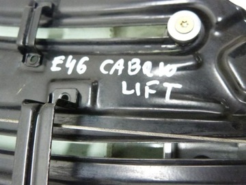 BMW E46 CABRIO FACELIFT ZVEDÁK OKNO LEVÝ ZADNÍ SKLO (OKNO)