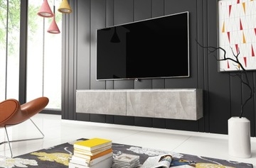 Szafka RTV Lowboard D 140cm BETON