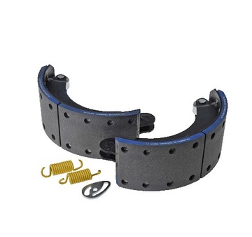 SZCZĘKI HAMULCOWE OSI ADR 406X140 KOMPLET NA KOŁO