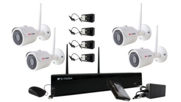 Bezdrátový Monitoring Wifi 4 Kamery Hd Ir 30 m