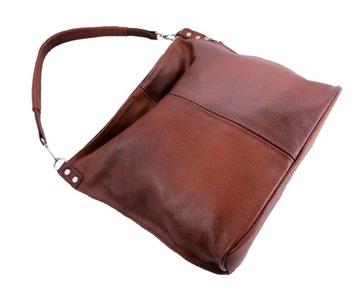 КОРИЧНЕВО-КРАСНАЯ КОЖАНАЯ СУМКА