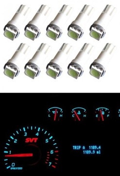 DIODY ŻARÓWKI LED R5/ T5 12V SMD BEZ OPRAWKI BIAŁA/ LICZNIK / ZEGARY