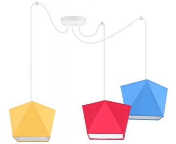 SUFITOWA LAMPA WISZĄCA ŻYRANDOL DIAMENT PLAFON LED
