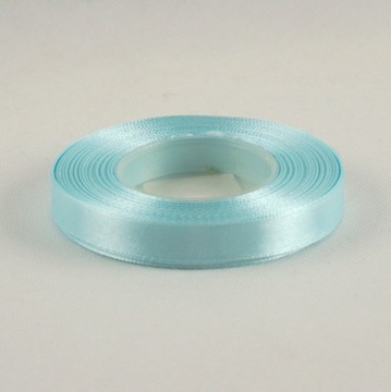 Taśma atłasowa 12mm/32m BŁĘKITNA
