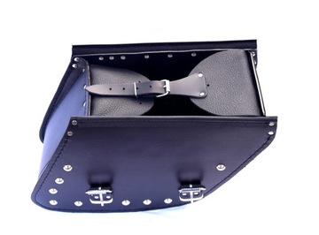 SAKWY MOTOCYKLOWE Z FRĘDZLAMI KUFER BOCZNY S283C