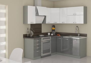 Meble szafki kuchenne POŁYSK WROCŁAW PROJEKT