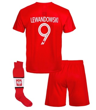 LEWANDOWSKI POLSKA - strój ze skarpetami r.92 CW