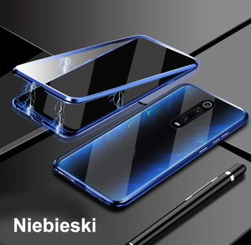 МАГНИТНЫЙ СТЕКЛЯННЫЙ ЧЕХОЛ DUAL360 9D для REDMI ПРИМЕЧАНИЕ 9