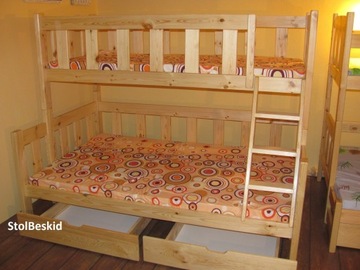 КРОВАТИ, 3-МЯРУСНАЯ ЯРУСНАЯ КРОВАТЬ, MOCARZ