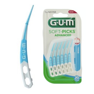 GUM SOFT-PICKS ADVANCED SMALL WYKAŁACZKI 30szt