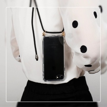 Pokrowiec Torebka Etui+smycz do Huawei P40 Lite