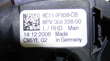 ПЕДАЛЬ АКСЕЛЕРАТОРА FORD TRANSIT MK7 VII 2.2 TDCI 6C11-9F836-CB 2007-2013 ЕВРОПА