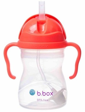 B.BOX Innowacyjny bidon ze słomką 240ml Arbuzowy