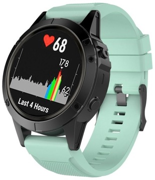 MIĘTOWY Pasek Garmin FENIX 6X Sapphire QuickFit