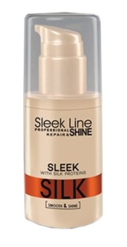 Stapiz Sleek Line Odżywka Jedwabna do Włosów Bez Spłukiwania 30 ml