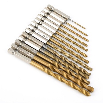 СВЕРЛА ШЕСТИГРАННЫЕ ПО МЕТАЛЛУ 1,5-6,5 HSS TYTAN 13ШТ.