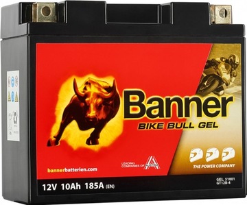 AKUMULATOR BANNER BGT12B-4 YT12B-4 12V/10Ah 190A