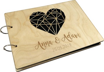 ДЕРЕВЯННАЯ ГОСТЕВАЯ КНИГА, фотобудка, ЧЕРНЫЕ КАРТОЧКИ