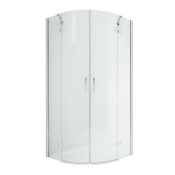 New Trendy NEW MERANA kabina prysznicowa półokrągła 80x80x195 cm K-0330
