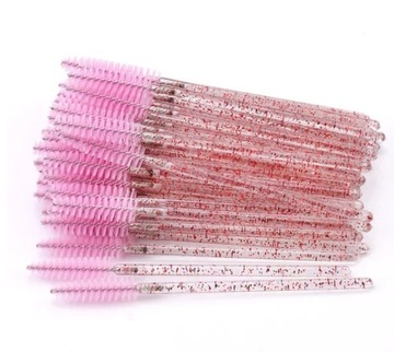 КРИСТАЛЛ СПИРАЛЬНАЯ ЩЕТКА ДЛЯ РЕСНИЦ 50 ШТ Цвета