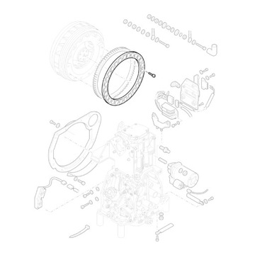 HATZ 01587300 Wieniec magnetyczny 1D60 1D81 1D90