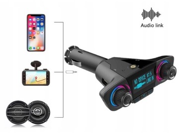 FM-MP3-передатчик USB SD ЖК-дисплей КОМПЛЕКТ ТЕЛЕФОНА