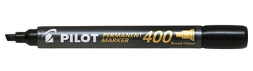 Marker Pilot permanent SCA-400 czarny ścięty pisak
