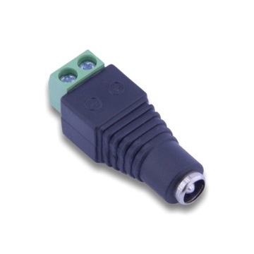 Złącze 5,5/2,5 mm gniazdo na przewód przykręcane