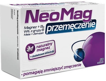 NEOMAG PRZEMĘCZENIE*50 TABL AFLOFARM MAGNEZ+OSTROŻ