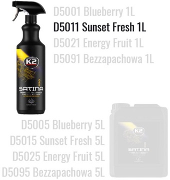 K2 SATINA PRO SUNSET FRESH + МИКРОФИБРА RED DEVIL