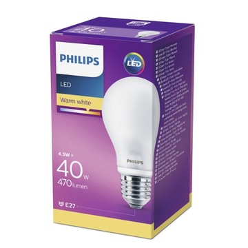 Żarówka LED 4,5W = 40W PHILIPS 8718696419656