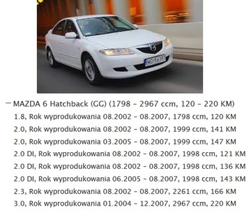 ВЕНТИЛЯТОР MAZDA 6 VI ЕВРОПА 2002-2008 гг.