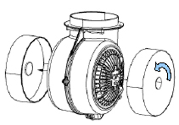 Угольный фильтр на вытяжку Amica OMP 6554 BG, комплект 2 шт.