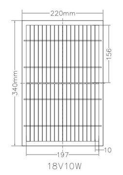 Panel fotowoltaiczny 10W bateria słoneczna ogniwo