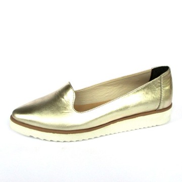 Балетки на танкетке, НАТУРАЛЬНАЯ КОЖА (114) 36