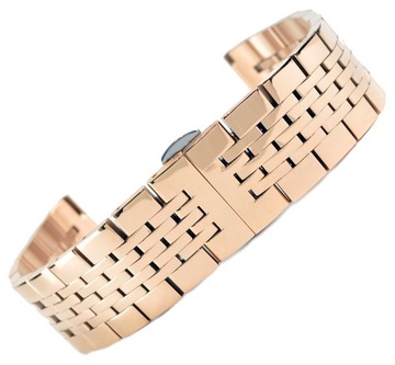 Bransoleta do zegarka ROSE GOLD STALOWA 22mm m54