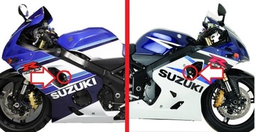 SUZUKI GSXR 600 750 K4 K5 - ТВЕРДЫЕ АВТОМОБИЛЬНЫЕ НАКЛАДКИ