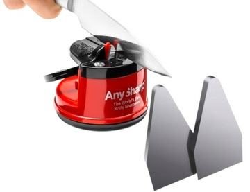 Точилка для ножей AnySharp Classic Red с точильным камнем
