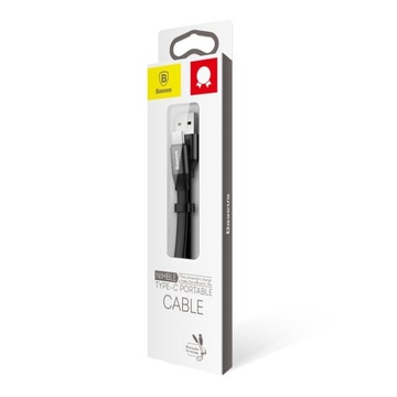ПЛОСКИЙ КАБЕЛЬ BASEUS USB-КАБЕЛЬ РУЧКА USB-C 2A